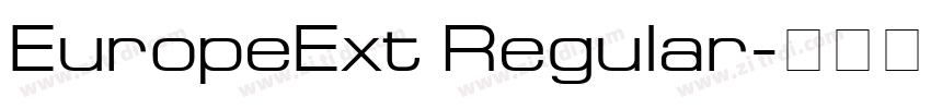 EuropeExt Regular字体转换